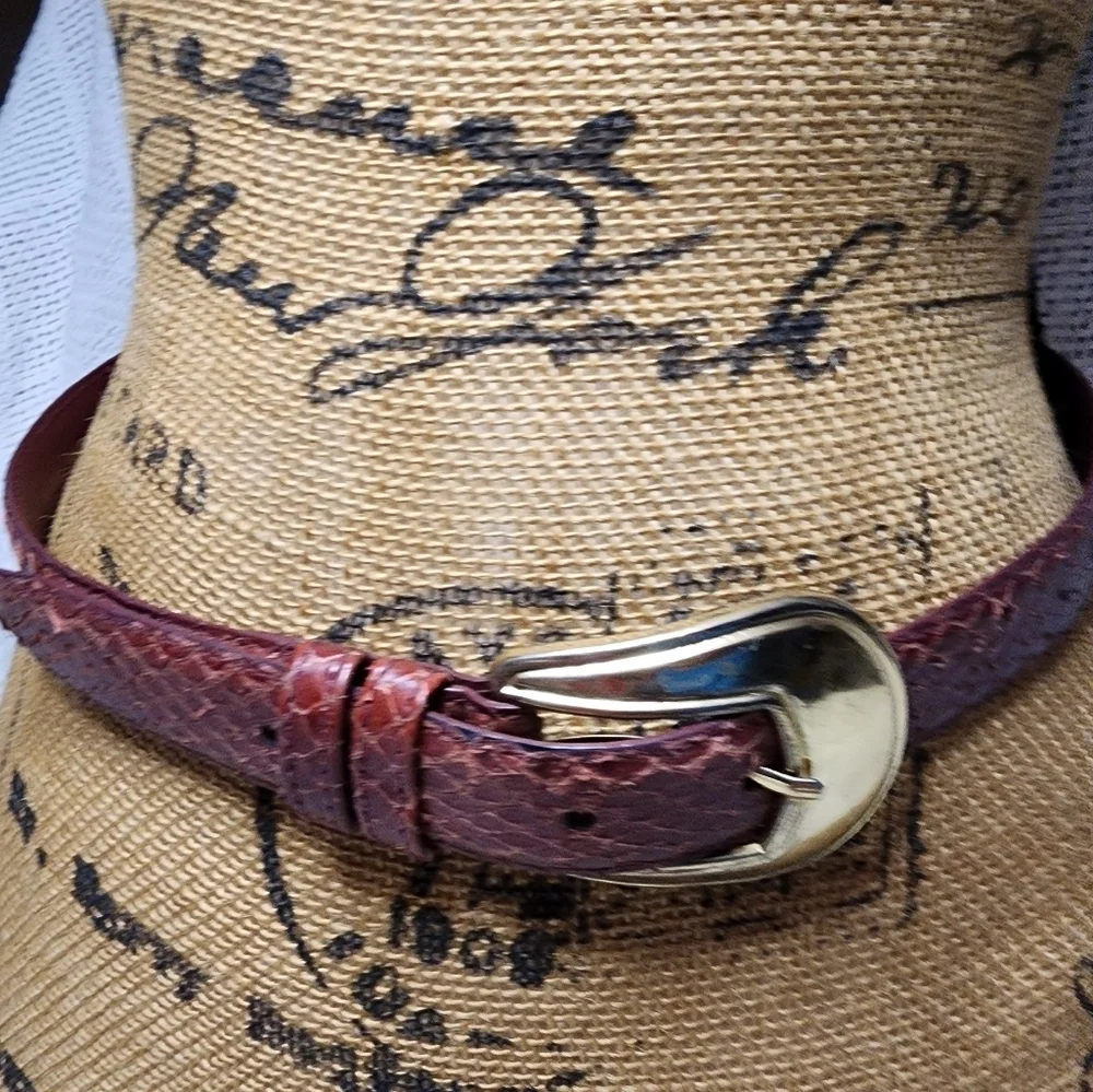 Vintage Snakeskin‎ belt M
